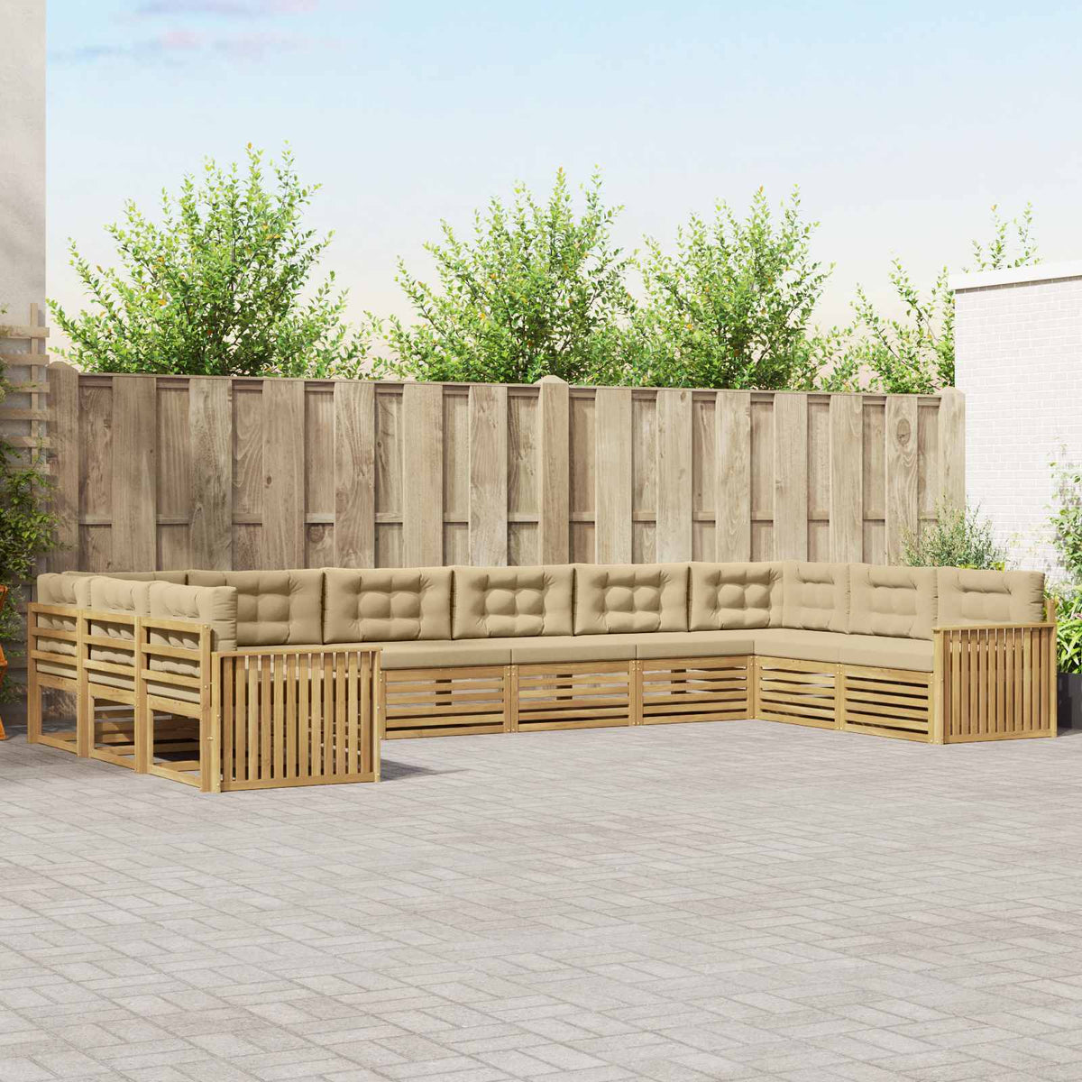 Sofa-Sets Massief Acaciahout is nu te koop bij PeponiXL, paradijselijk wonen!