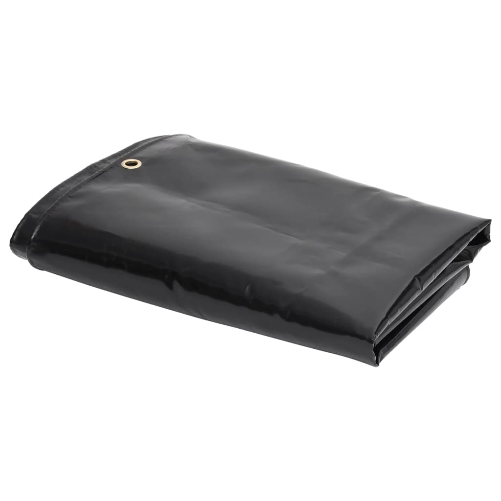 Zeildoek 650 g/m² 4x6 m Zwart is nu te koop bij PeponiXL, paradijselijk wonen!