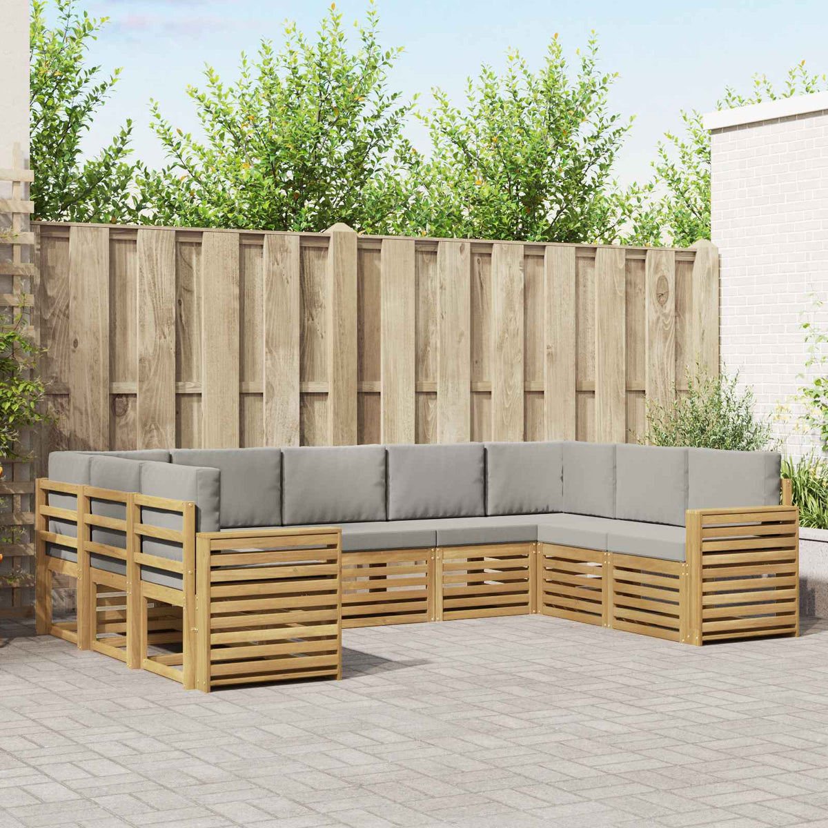 Sofa-Sets Massief Acaciahout is nu te koop bij PeponiXL, paradijselijk wonen!