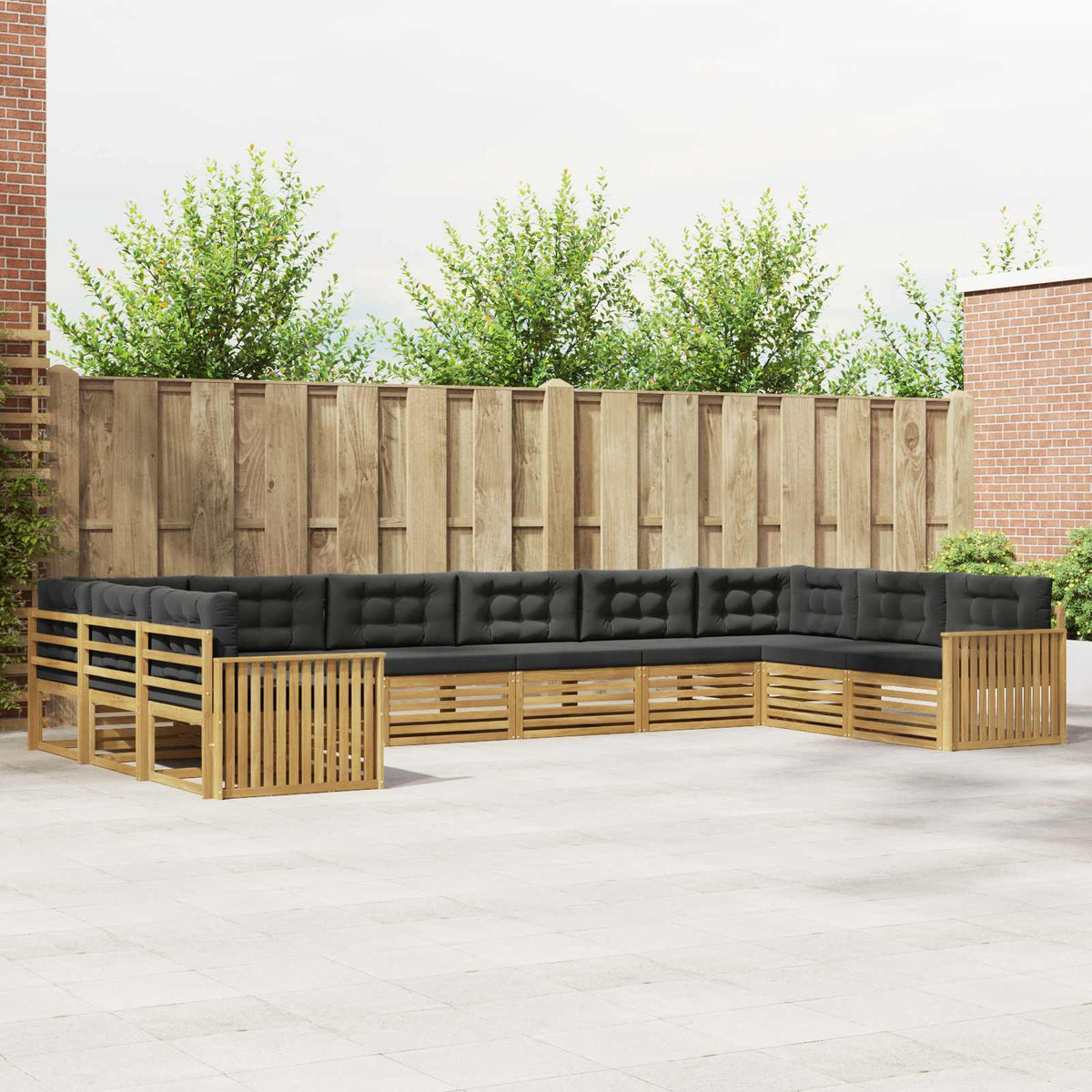 Sofa-Sets Massief Acaciahout is nu te koop bij PeponiXL, paradijselijk wonen!