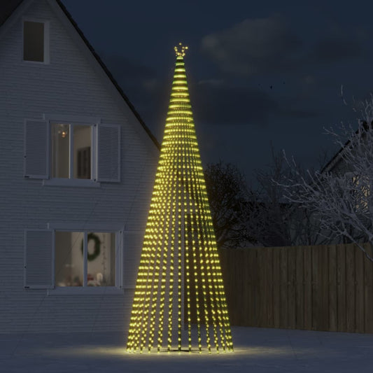 LED-kerstboom 1544 LEDs 500 cm warm wit is nu te koop bij PeponiXL, paradijselijk wonen!
