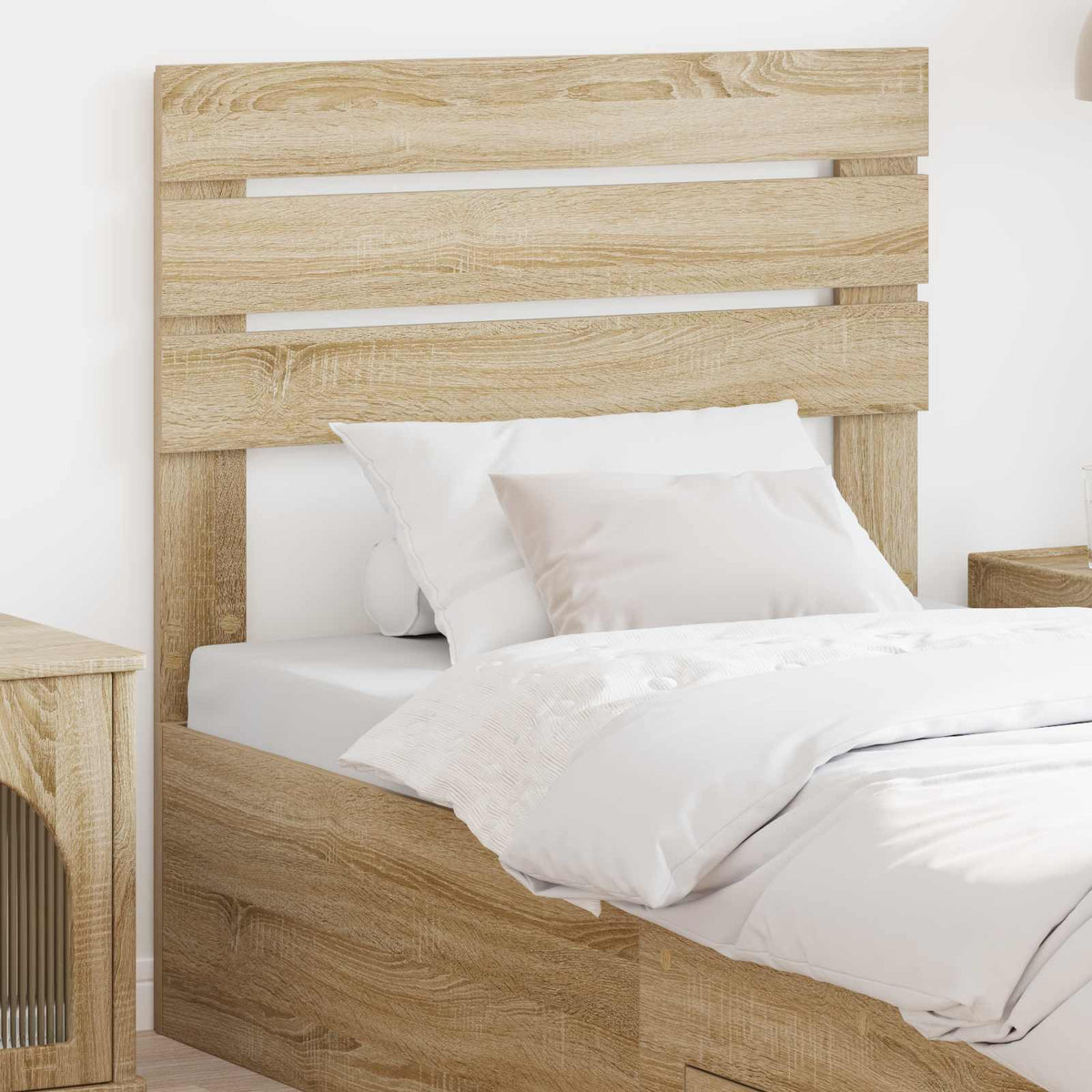Hoofdbord Sonoma Eiken Bewerkt hout is nu te koop bij PeponiXL, paradijselijk wonen!