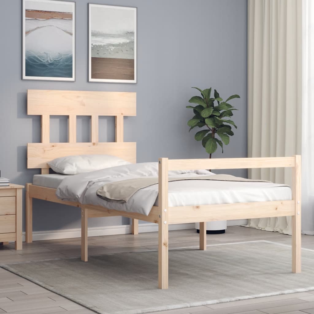 Seniorenbed met hoofdbord massief hout is nu te koop bij PeponiXL, paradijselijk wonen!