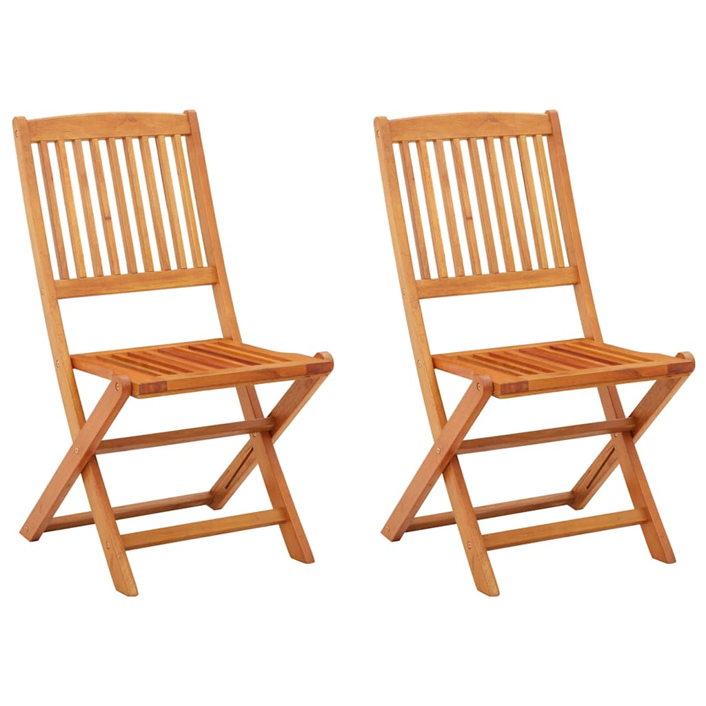 Tuinstoelen 2 st inklapbaar massief eucalyptushout is nu te koop bij PeponiXL, paradijselijk wonen!