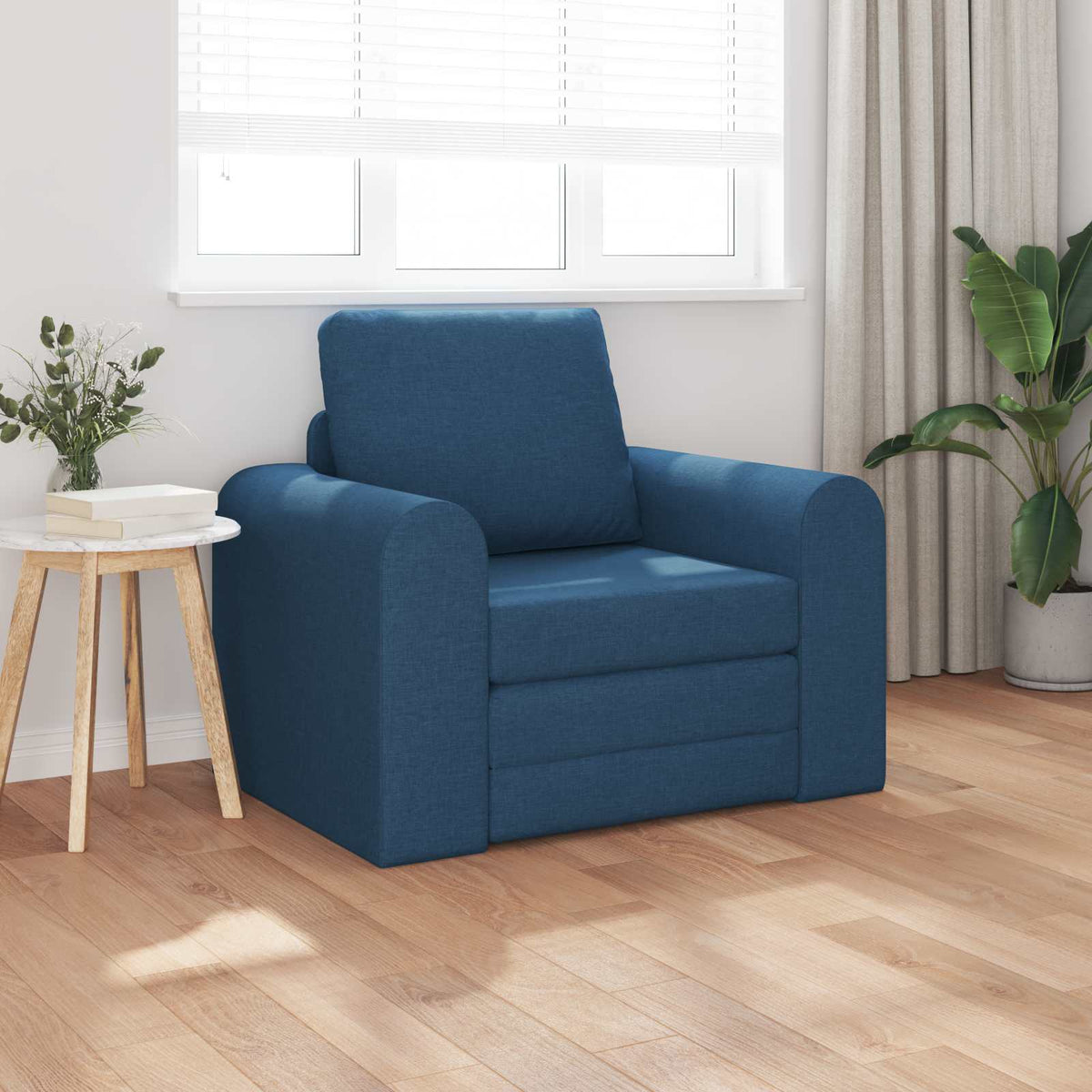 Slaapbank Blauw 98 x 71 x 83 cm Stof is nu te koop bij PeponiXL, paradijselijk wonen!