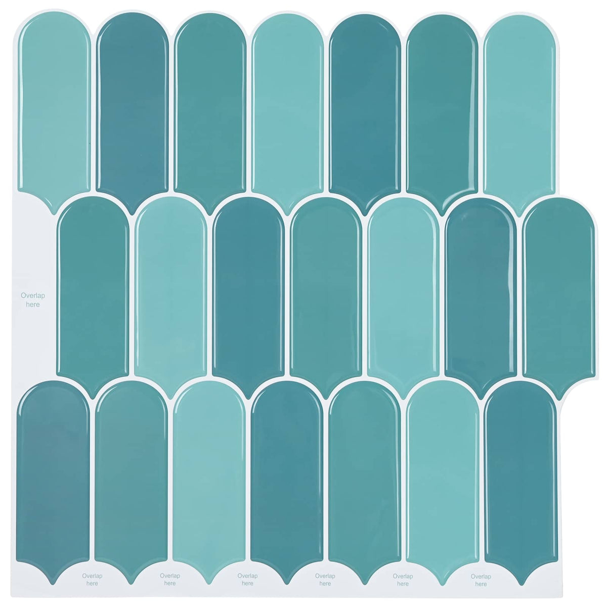 Veer Tegel 50 pcs Blauw 30 x 30 cm Polyurethaan en PET is nu te koop bij PeponiXL, paradijselijk wonen!