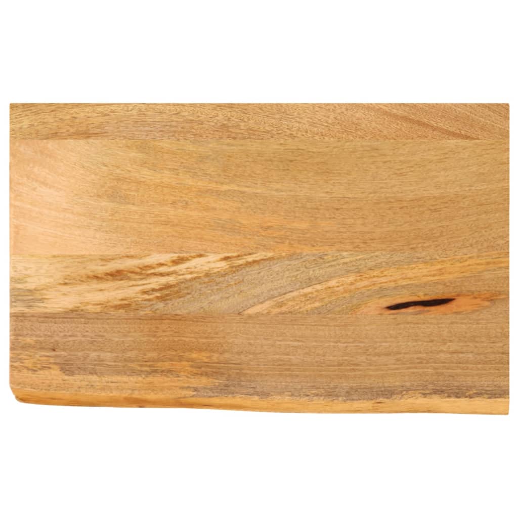 Tafelblad met natuurlijke rand 50x40x2,5 cm massief mangohout is nu te koop bij PeponiXL, paradijselijk wonen!