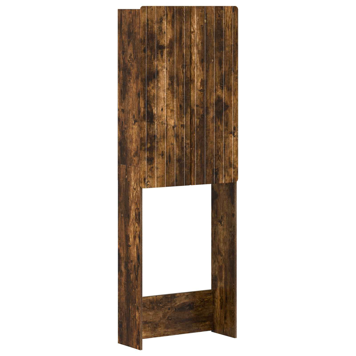 Toiletkast ZWOLLE Gerookt eiken 66 x 25,5 x 190 cm Bewerkt hout is nu te koop bij PeponiXL, paradijselijk wonen!