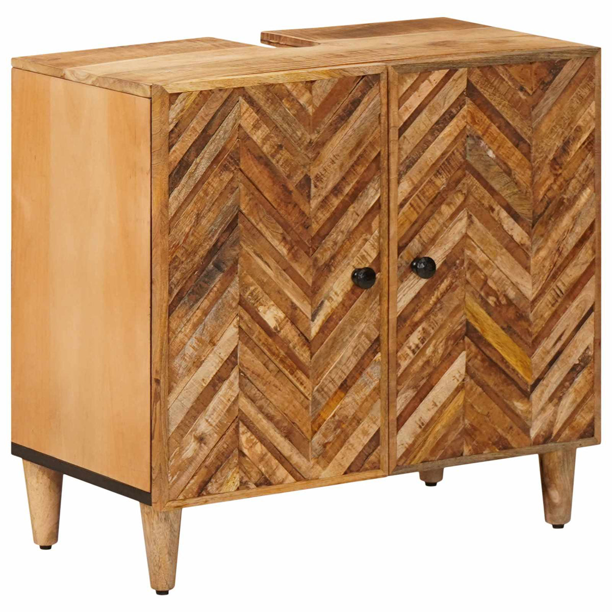 Wastafelkast Bruin 62 x 33 x 58 cm Massief Mango Hout is nu te koop bij PeponiXL, paradijselijk wonen!