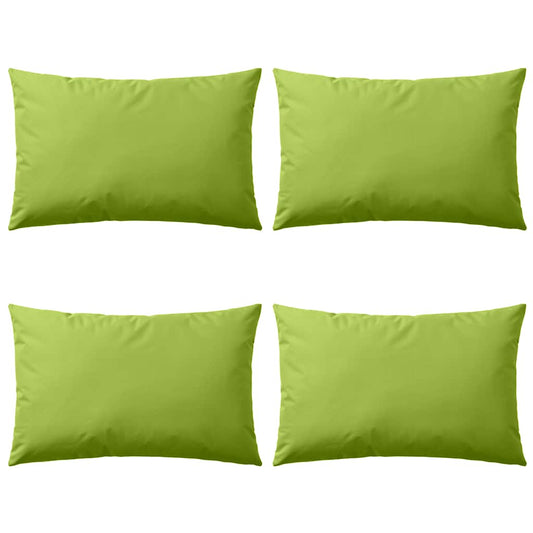 Buitenkussens 60x40 cm appeltjesgroen 4 st is nu te koop bij PeponiXL, paradijselijk wonen!