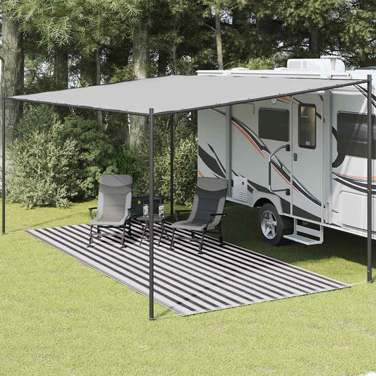 Tenttapijt 250x600 cm antracietkleurig en wit is nu te koop bij PeponiXL, paradijselijk wonen!
