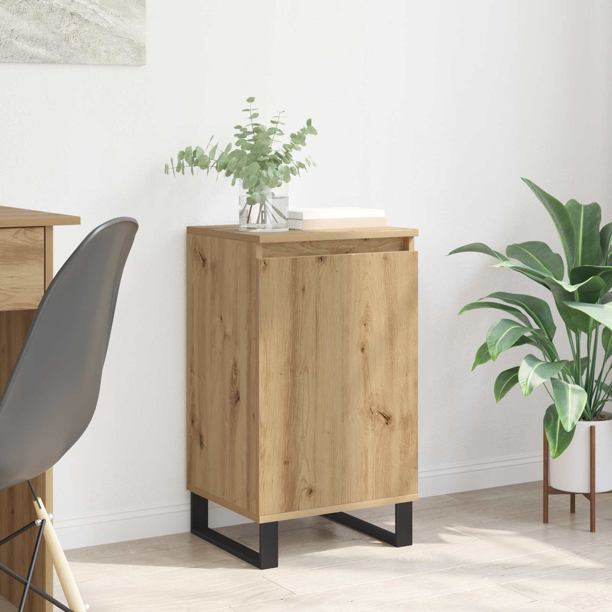 Dressoir Artisan Eiken 40 x 35 x 70 cm Bewerkt hout is nu te koop bij PeponiXL, paradijselijk wonen!