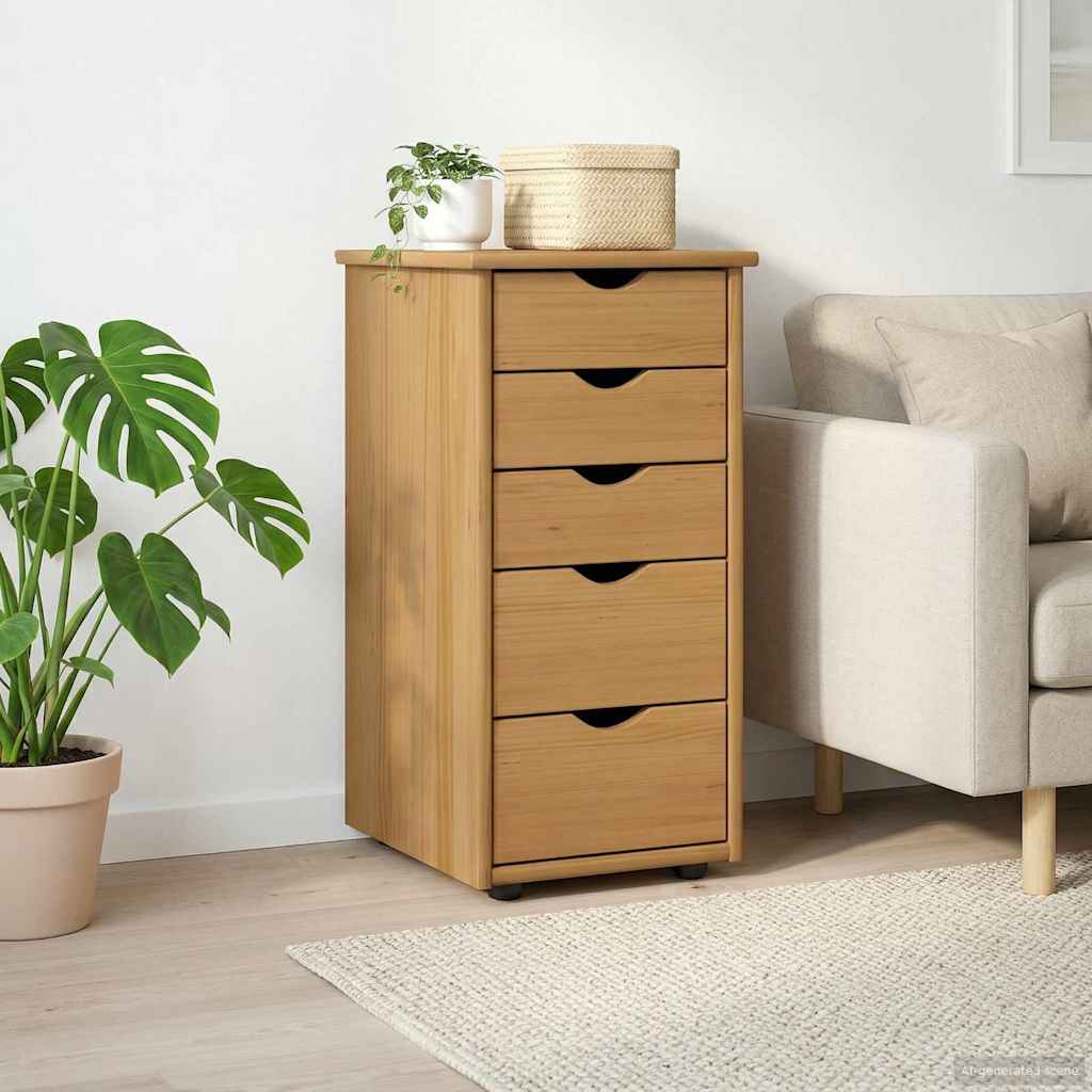 Kast Honingbruin 34 x 39 x 61,5 cm Massief Vurenhout is nu te koop bij PeponiXL, paradijselijk wonen!