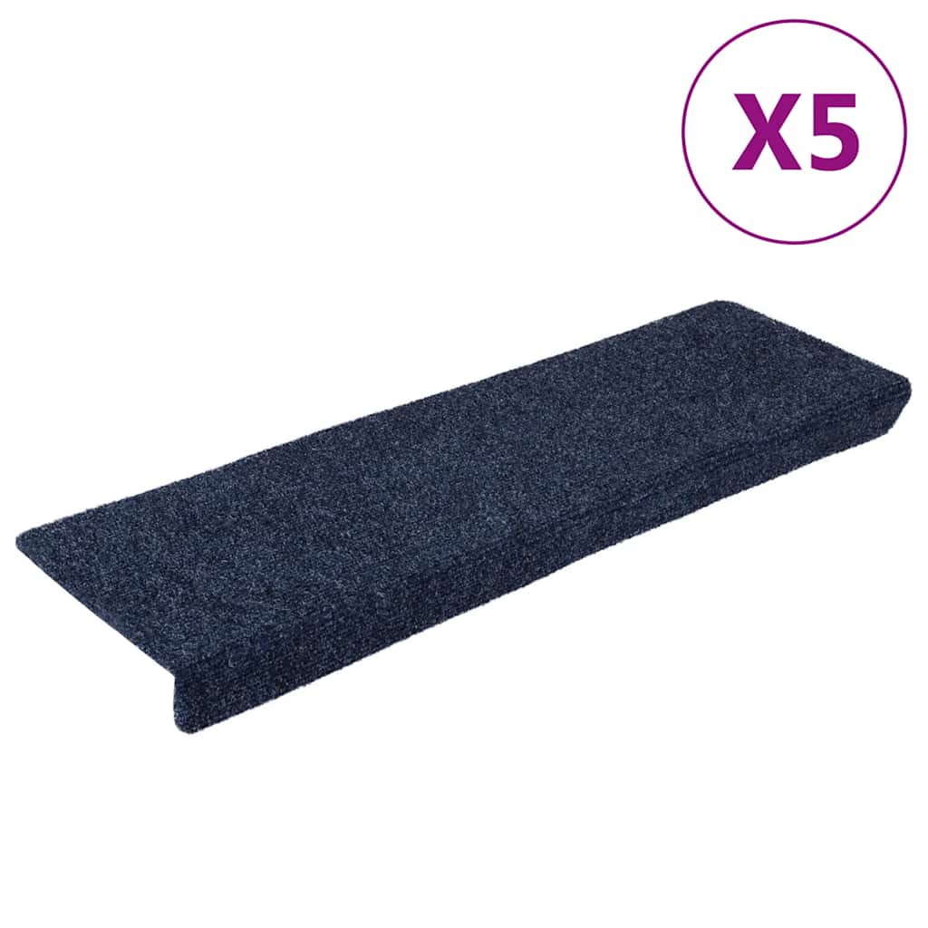 Trapmatten Zelfklevend 5 stuks 65x21x4 cm Antraciet Rechthoekige Rand is nu te koop bij PeponiXL, paradijselijk wonen!