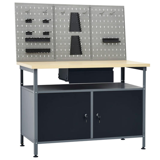 Werkbank met drie wandpanelen is nu te koop bij PeponiXL, paradijselijk wonen!