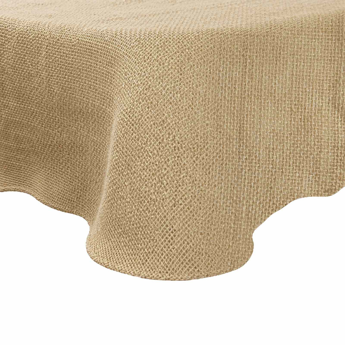 Jute tafelkleed Naturel Ø 180 cm 100% Tossa Jute is nu te koop bij PeponiXL, paradijselijk wonen!