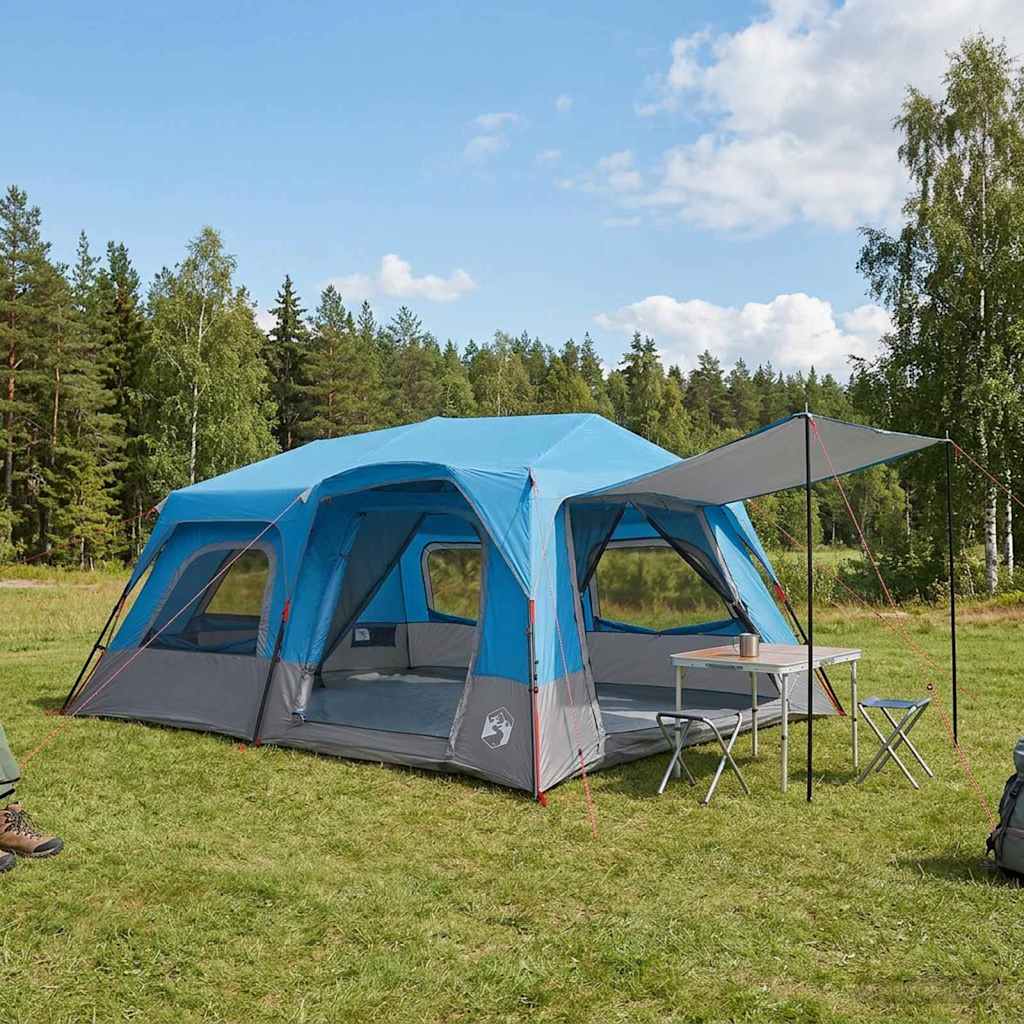 Directe Tent Blauw 10-persoons 185T Polyester met PU Coating is nu te koop bij PeponiXL, paradijselijk wonen!