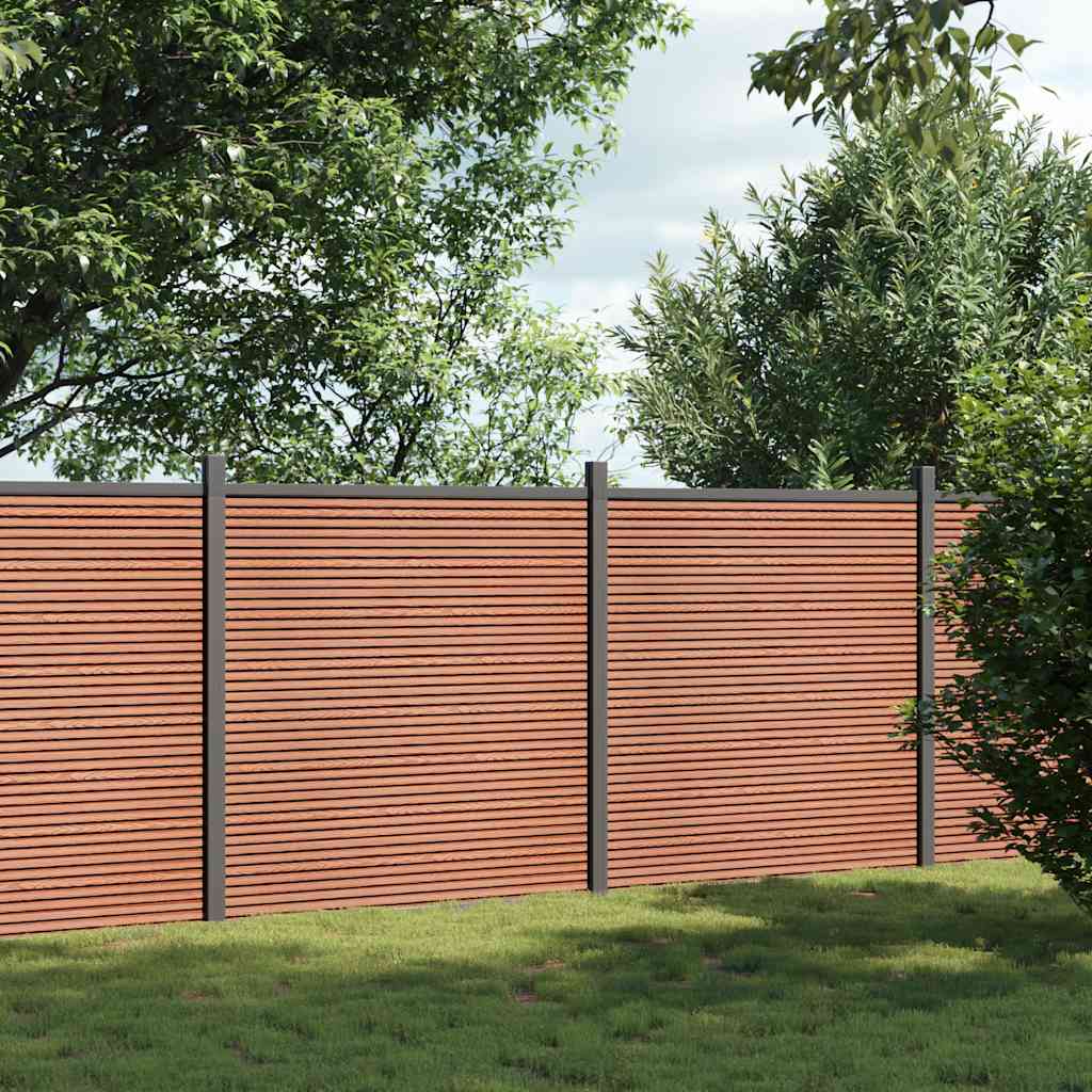 Schuttingpaneel 353x186 cm HKC bruin is nu te koop bij PeponiXL, paradijselijk wonen!