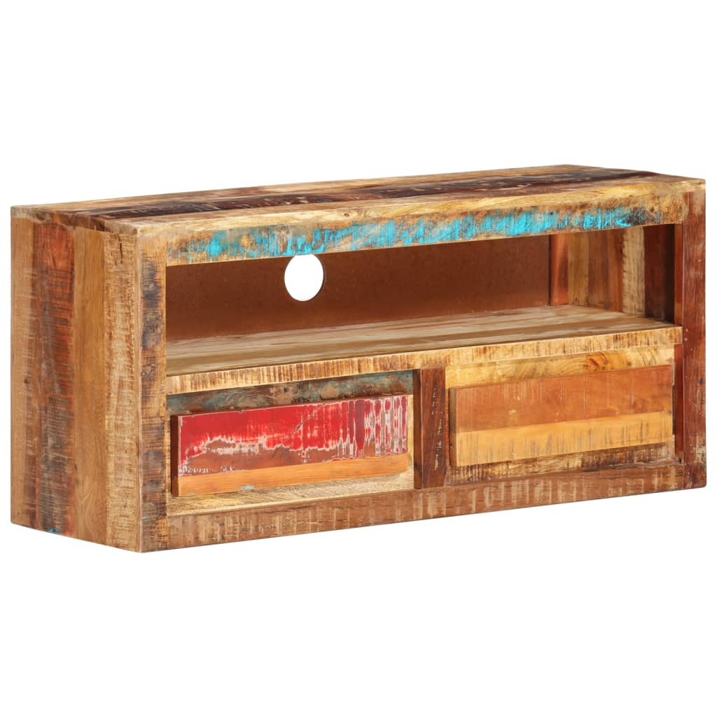 Tv-meubel 88x30x40 cm massief gerecycled hout is nu te koop bij PeponiXL, paradijselijk wonen!