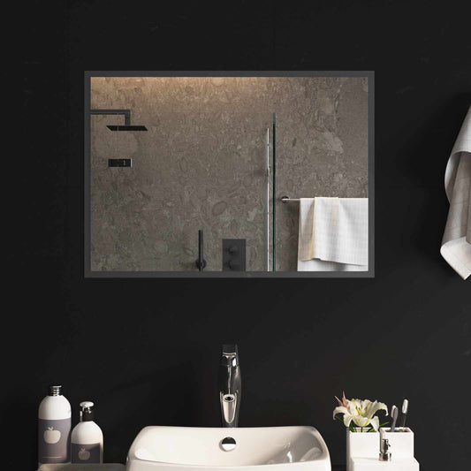 LED Badkamer Spiegel Transparant 70 x 50 cm gehard glas is nu te koop bij PeponiXL, paradijselijk wonen!