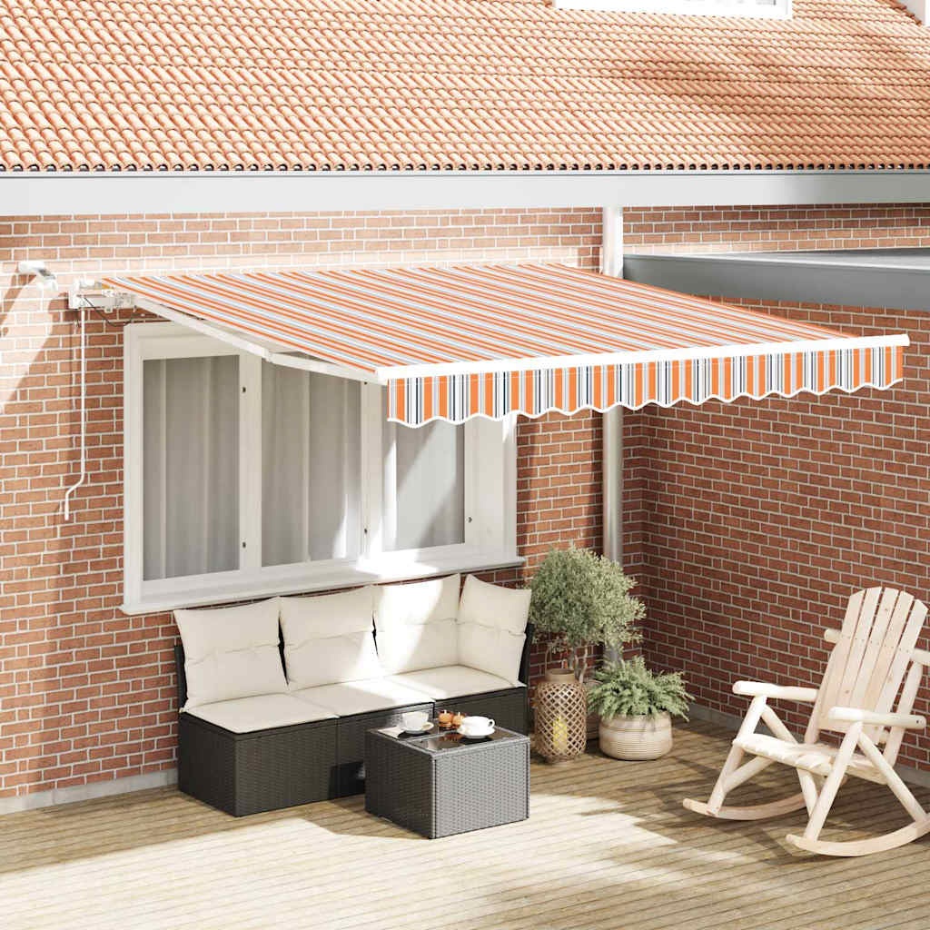 Inklapbaar Zonnescherm Multikleur 350 x 250 cm is nu te koop bij PeponiXL, paradijselijk wonen!