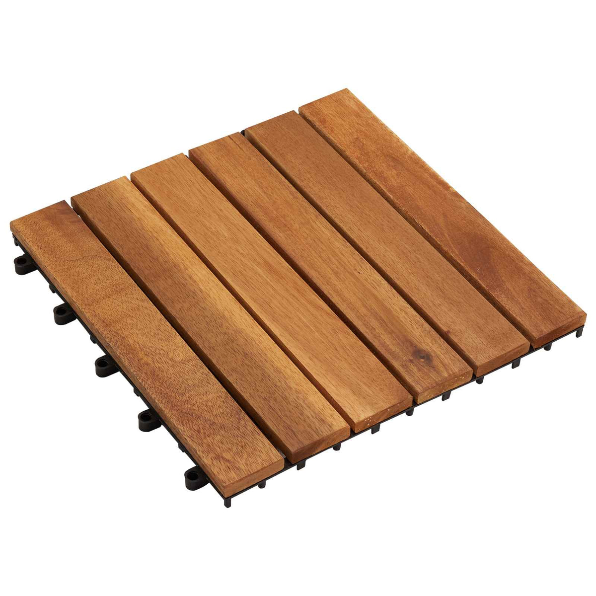 Terras Tegel 30 pcs Bruin 30 x 30 cm Acacia Hardhout is nu te koop bij PeponiXL, paradijselijk wonen!
