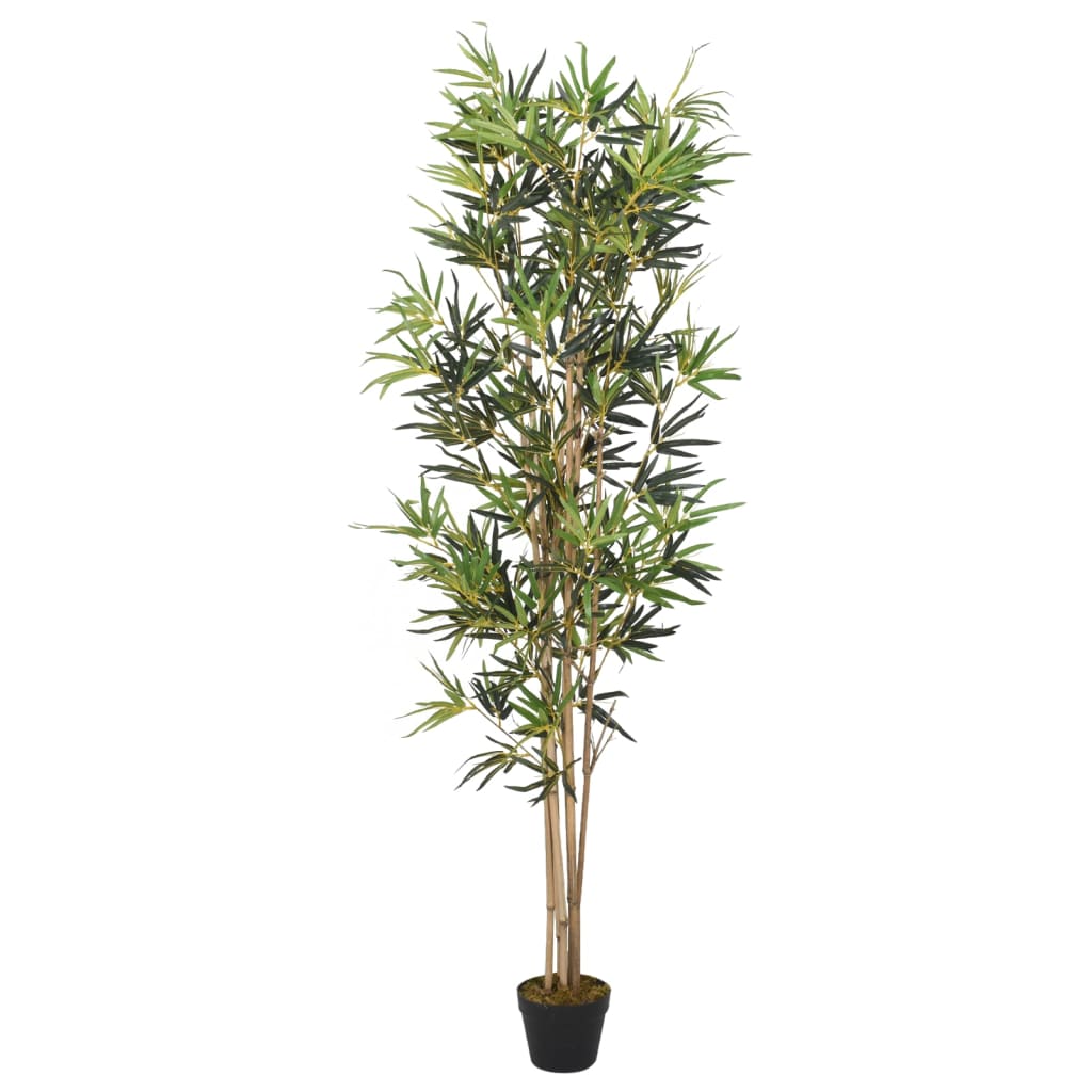Kunstplant bamboe 828 bladeren 150 cm groen is nu te koop bij PeponiXL, paradijselijk wonen!