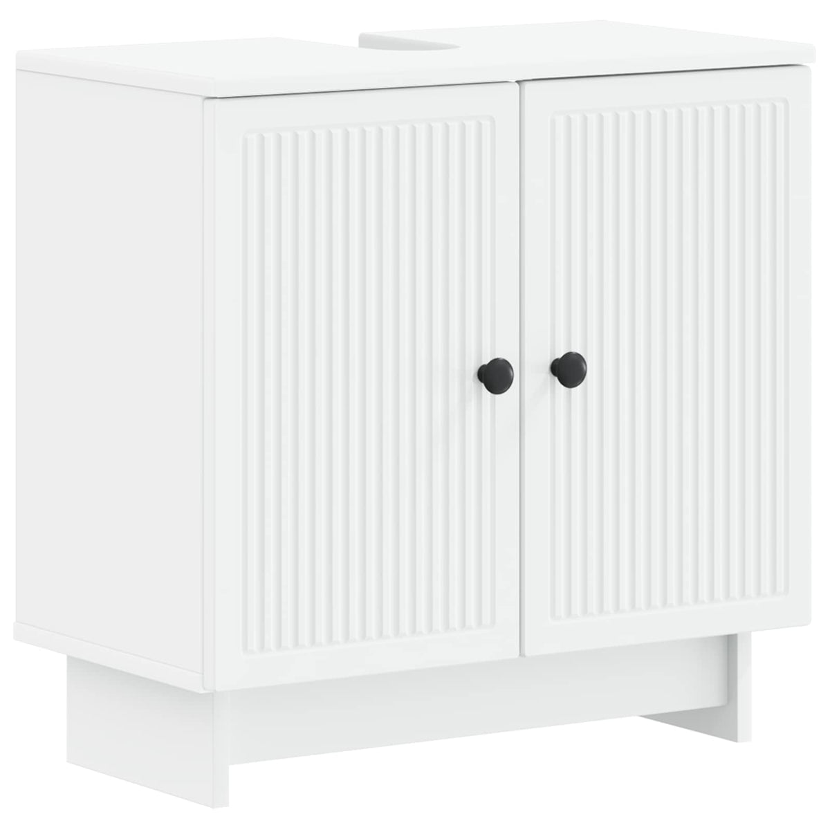 Badkamer wastafelkast UTRECHT Wit 59,5 x 31,5 x 59 cm is nu te koop bij PeponiXL, paradijselijk wonen!