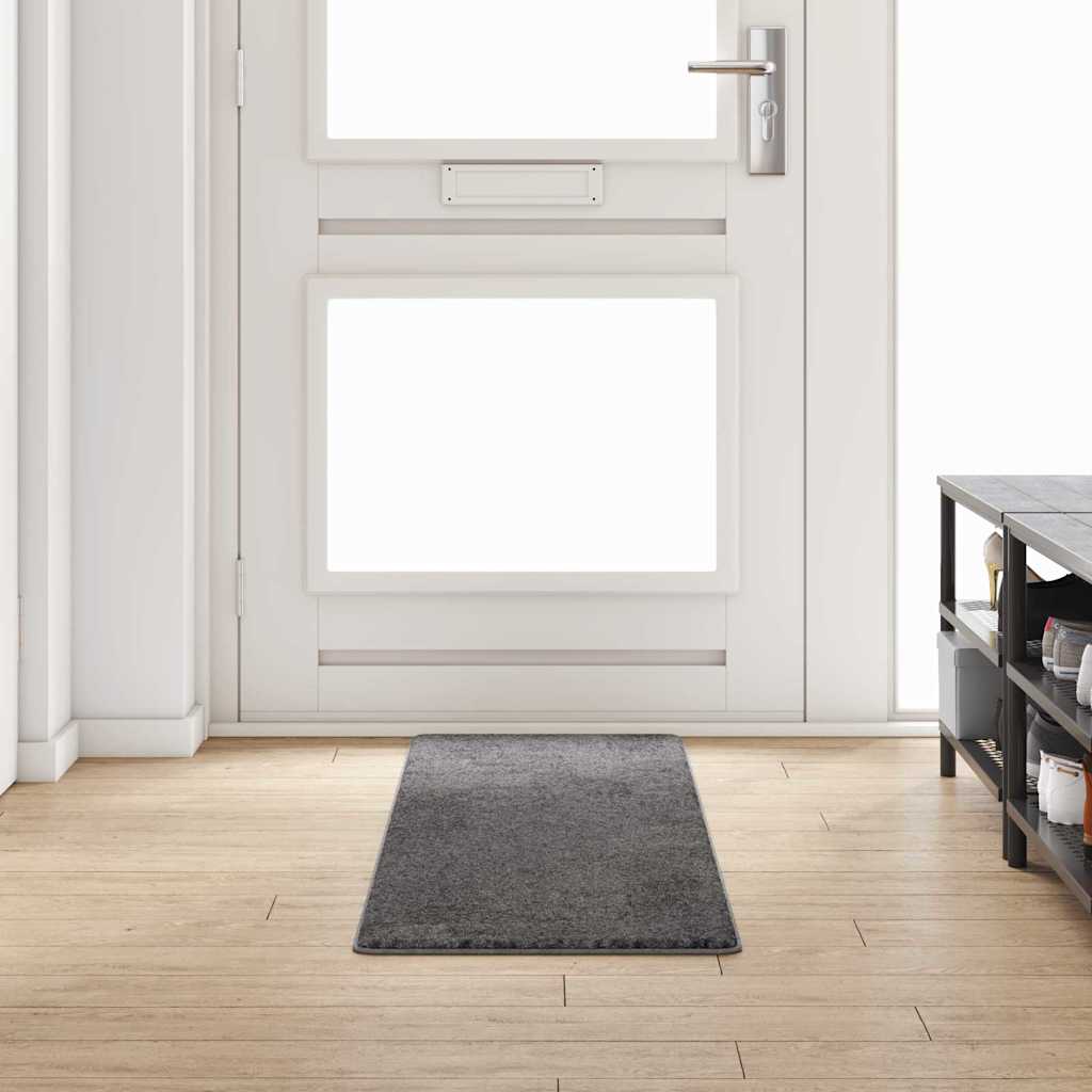 Tapijt Loper Grijs 50 x 200 cm 100% Polypropylene Tuft is nu te koop bij PeponiXL, paradijselijk wonen!