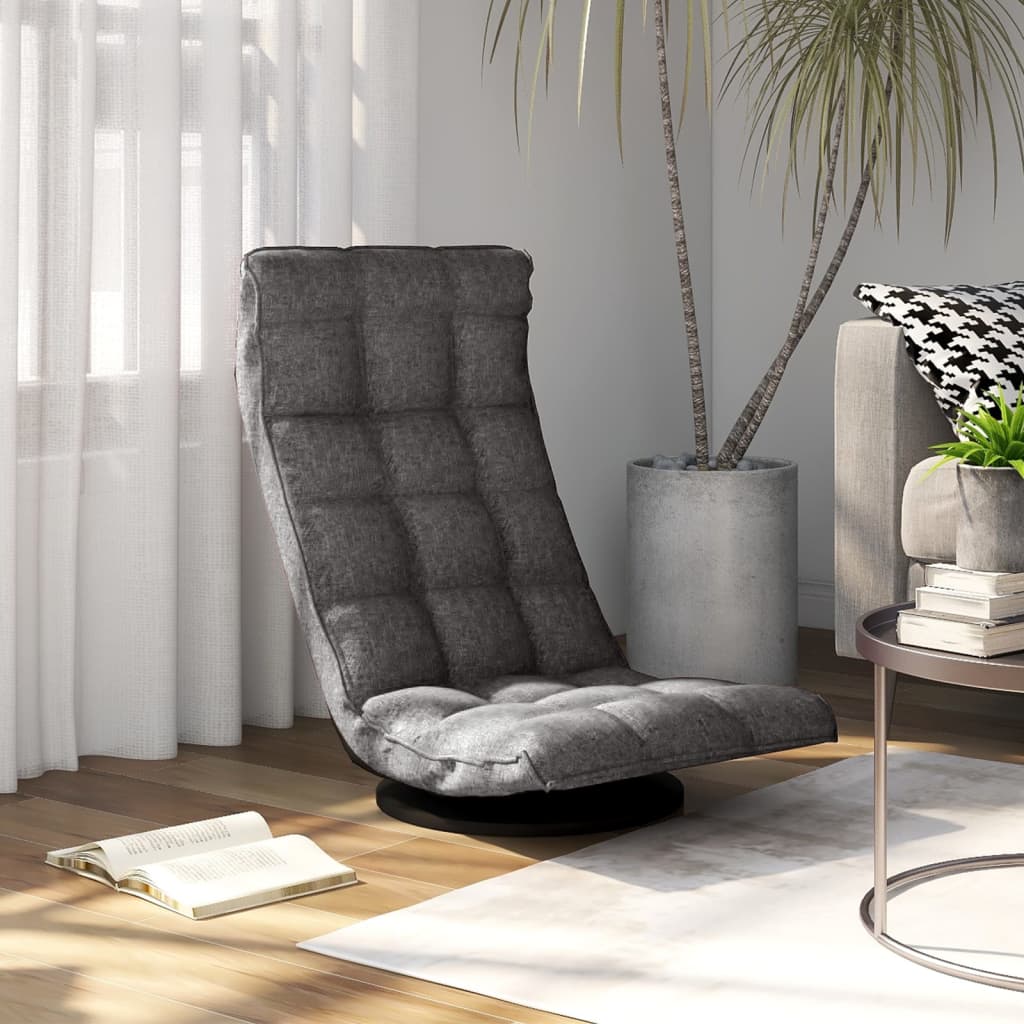 Vloerstoel draaibaar stof lichtgrijs is nu te koop bij PeponiXL, paradijselijk wonen!