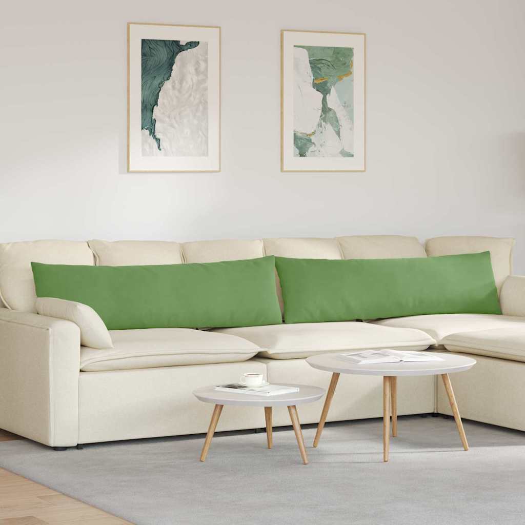 Sofa Kussens 2 stuks Lichtgroen 145 x 40 cm Cordstof is nu te koop bij PeponiXL, paradijselijk wonen!