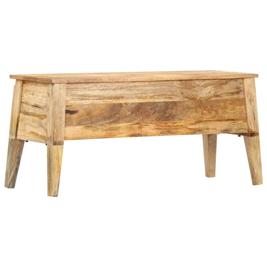 Opbergbox 99x35x48 cm massief mangohout is nu te koop bij PeponiXL, paradijselijk wonen!