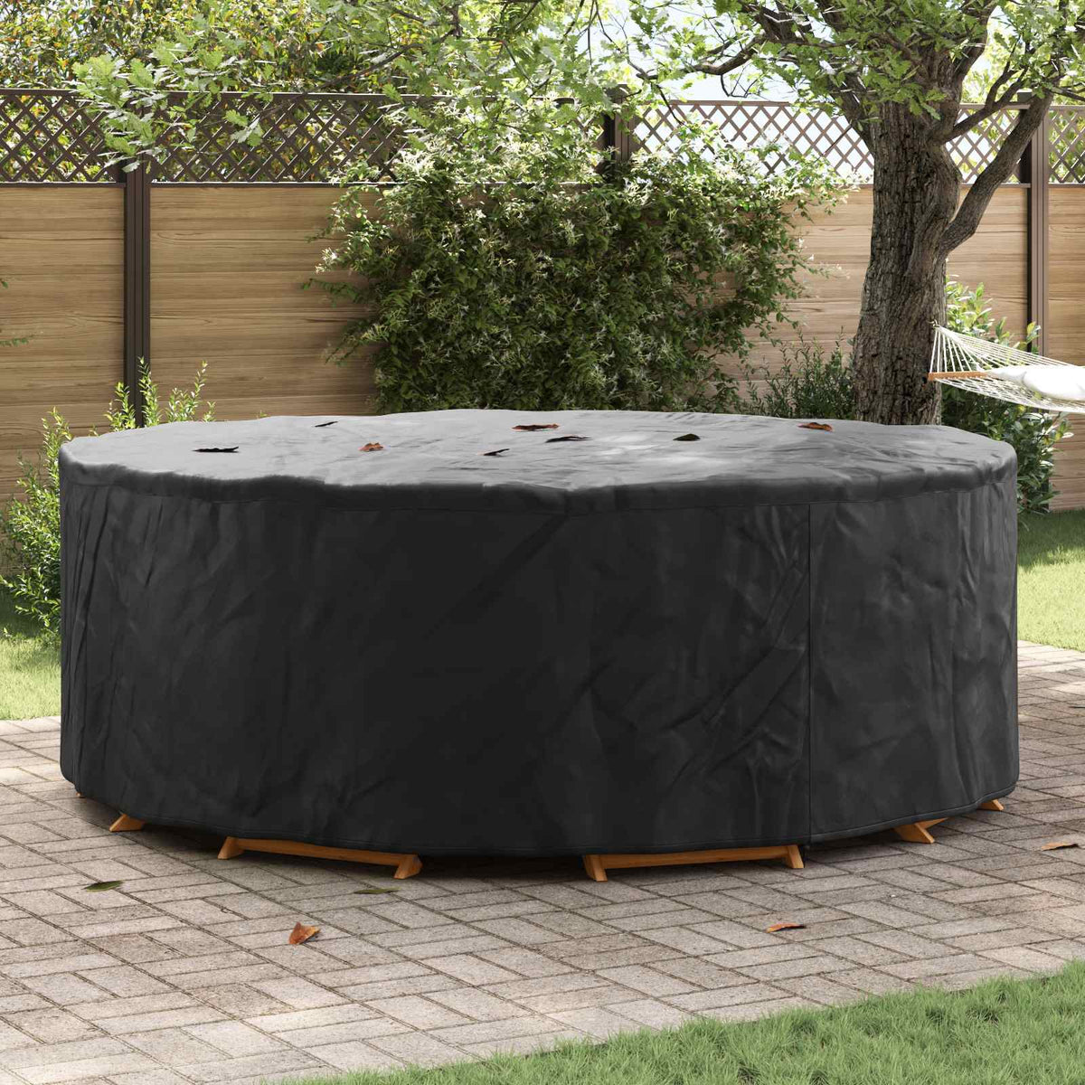 Meubelhoes Zwart 244 x 244 x 85 cm 210D Oxford Stof is nu te koop bij PeponiXL, paradijselijk wonen!