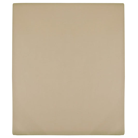 Hoeslakens jersey 2 st 160x200 cm katoen taupe is nu te koop bij PeponiXL, paradijselijk wonen!