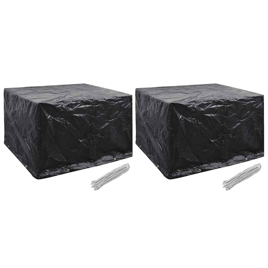 Tuinmeubelhoezen 2 st 8 ogen 135x135x90 cm is nu te koop bij PeponiXL, paradijselijk wonen!