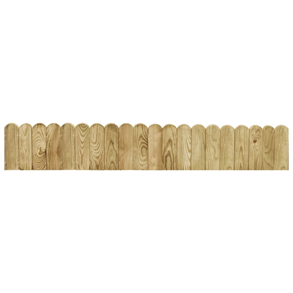 Gazonrand 120 cm geïmpregneerd grenenhout groen is nu te koop bij PeponiXL, paradijselijk wonen!