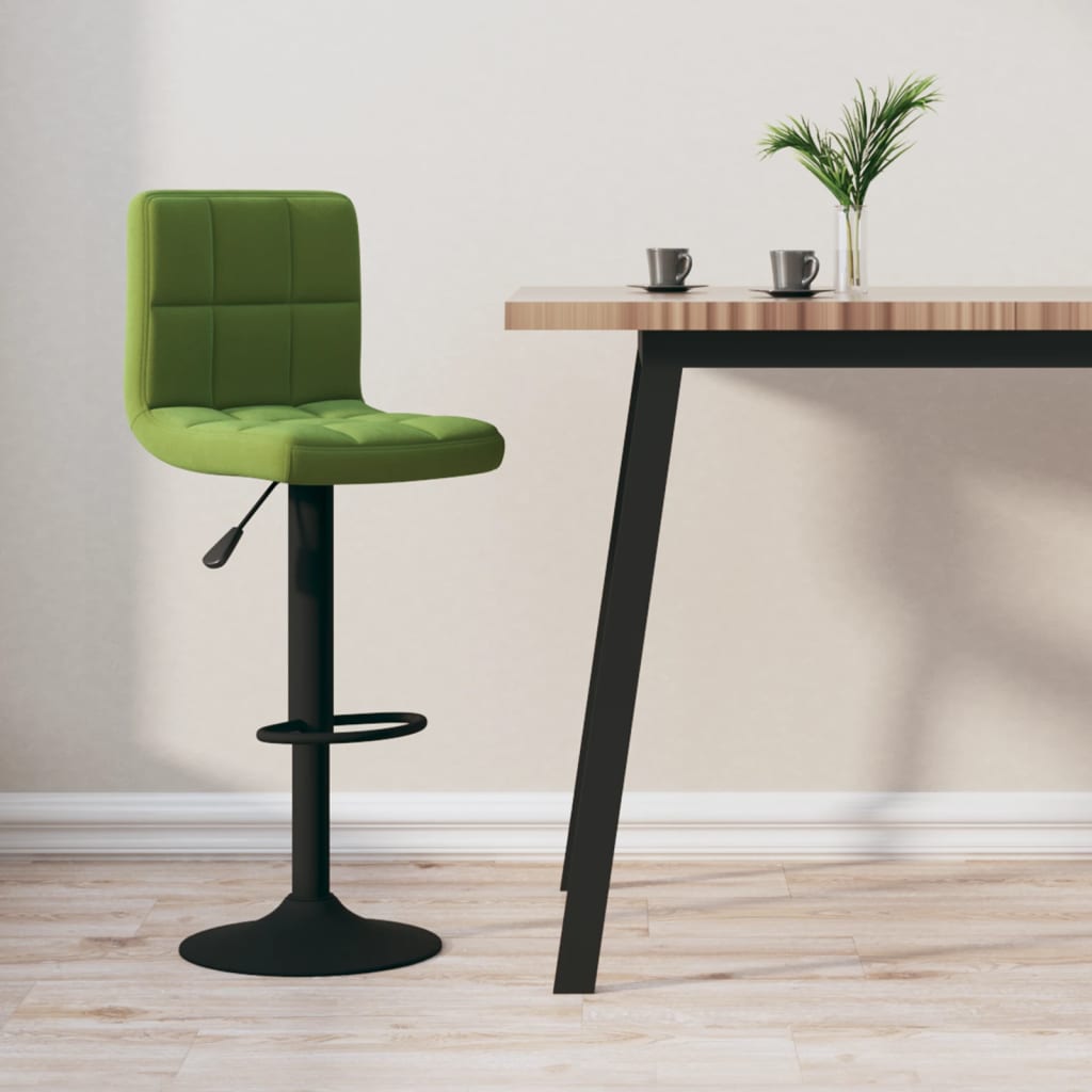 Barkruk fluweel lichtgroen is nu te koop bij PeponiXL, paradijselijk wonen!