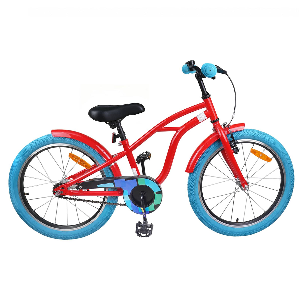 Kinderfiets 22 Inch voor 7-12 jaar oud Rood is nu te koop bij PeponiXL, paradijselijk wonen!