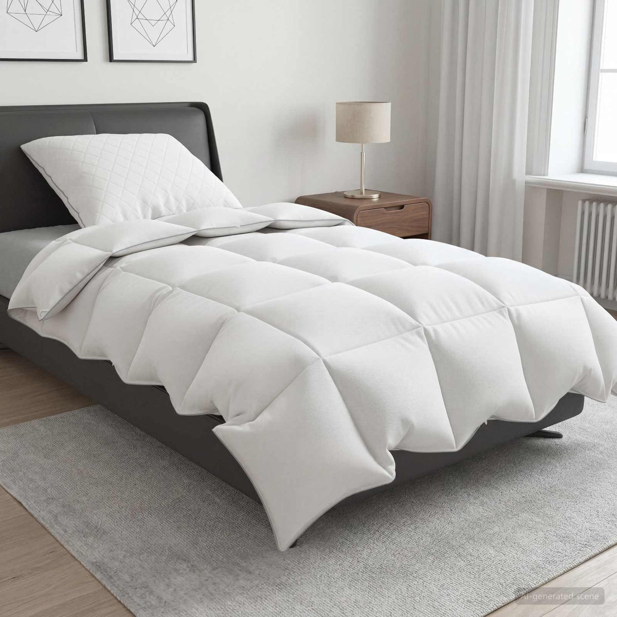 90% ganzen dons dekbedset FULDA 2 st 137 x 200 cm Winter Wit is nu te koop bij PeponiXL, paradijselijk wonen!