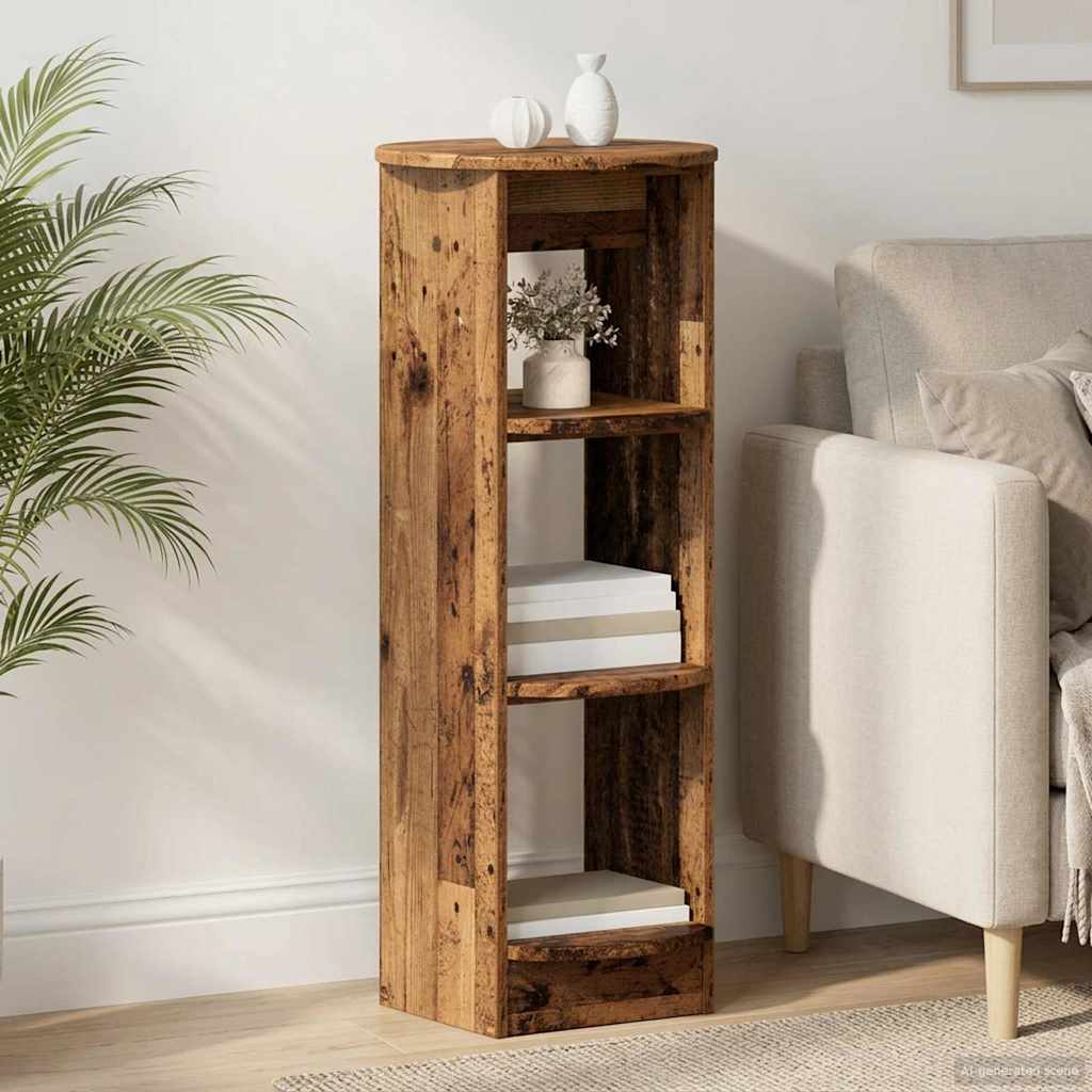 Bijzetkast Oudhout 40 x 40 x 100 cm Geconstrueerd hout is nu te koop bij PeponiXL, paradijselijk wonen!