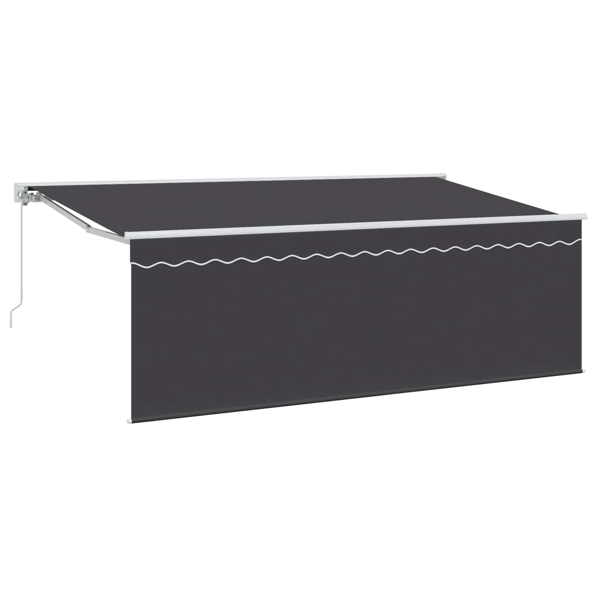 Inklapbaar Zonnescherm Antraciet 400 x 200 cm is nu te koop bij PeponiXL, paradijselijk wonen!