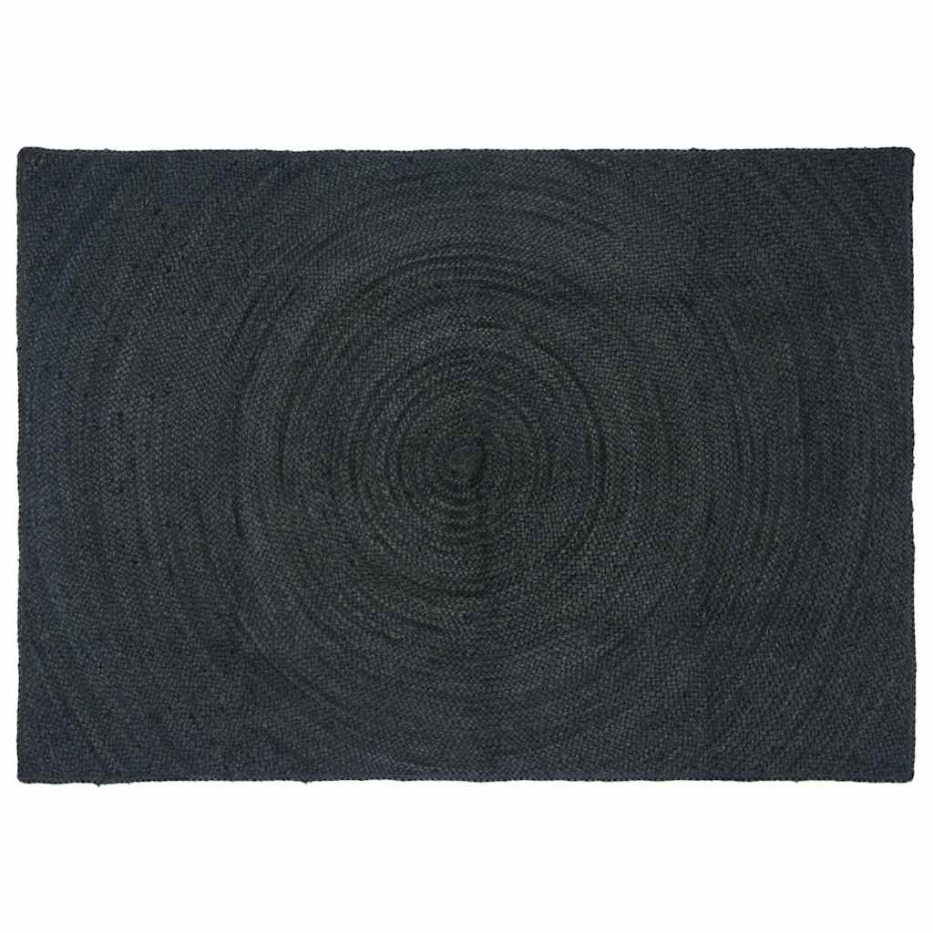 Vloerkleden Rechthoekig Donkergrijs 140 x 200 cm Jute is nu te koop bij PeponiXL, paradijselijk wonen!