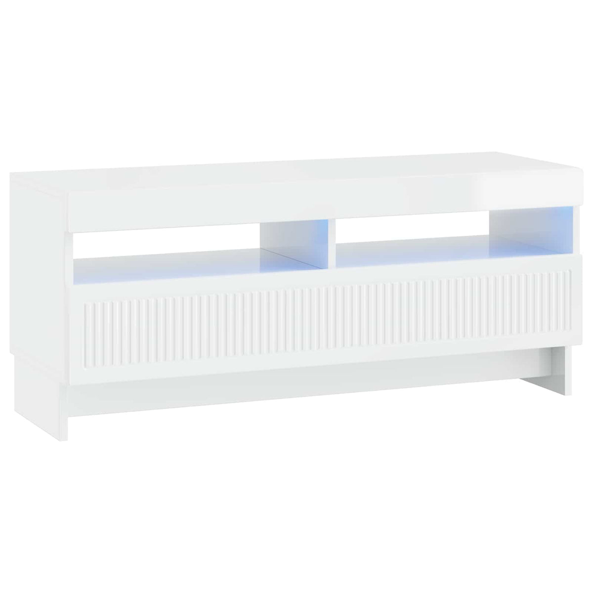LED tv-meubel Hoogglans Wit Bewerkt hout is nu te koop bij PeponiXL, paradijselijk wonen!