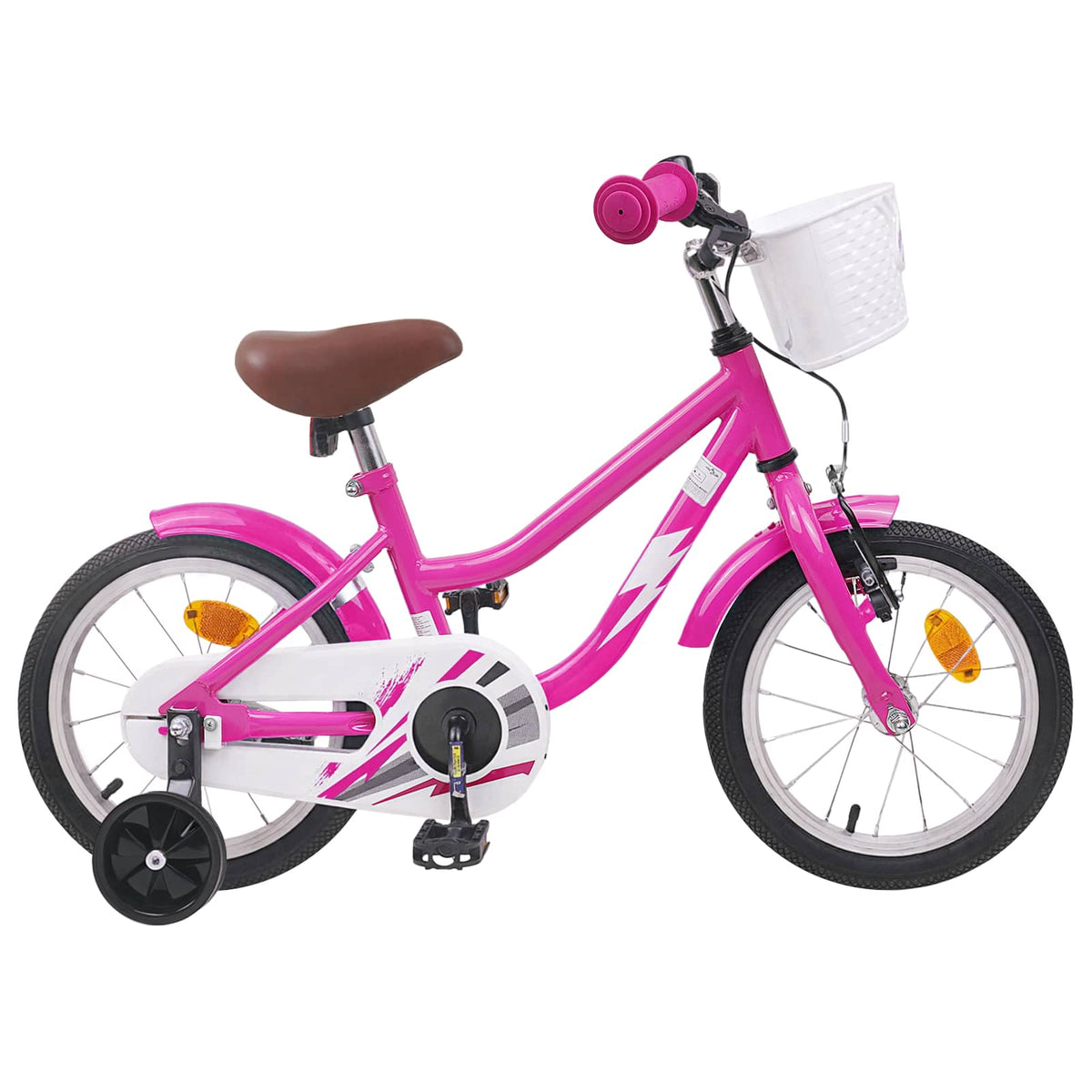 Kinderfiets 12 Inch voor 2-4 jaar oud Donkerroze is nu te koop bij PeponiXL, paradijselijk wonen!