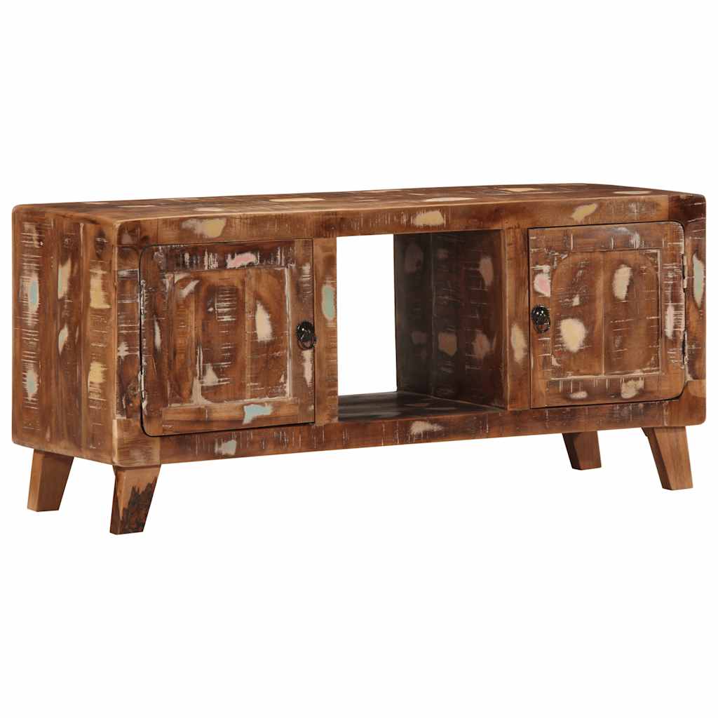 Tv-meubel 105x46x32 cm massief gerecycled hout is nu te koop bij PeponiXL, paradijselijk wonen!