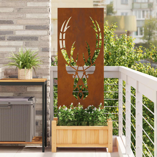 Tuin Privacy Screen Dierenprint Roestig 50 x 140 cm Cortenstaal is nu te koop bij PeponiXL, paradijselijk wonen!