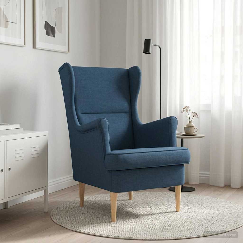 Fauteuil Blauw Stof is nu te koop bij PeponiXL, paradijselijk wonen!