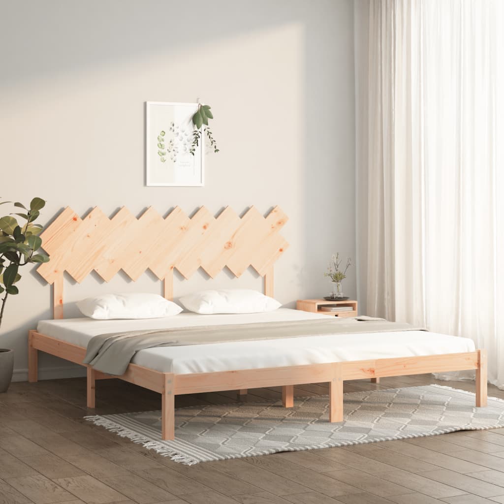 Bedframe massief hout 180x200 cm is nu te koop bij PeponiXL, paradijselijk wonen!