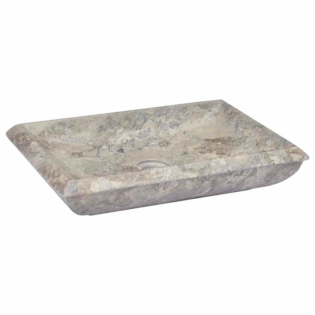 Gootsteen 50x35x10 cm marmer grijs is nu te koop bij PeponiXL, paradijselijk wonen!