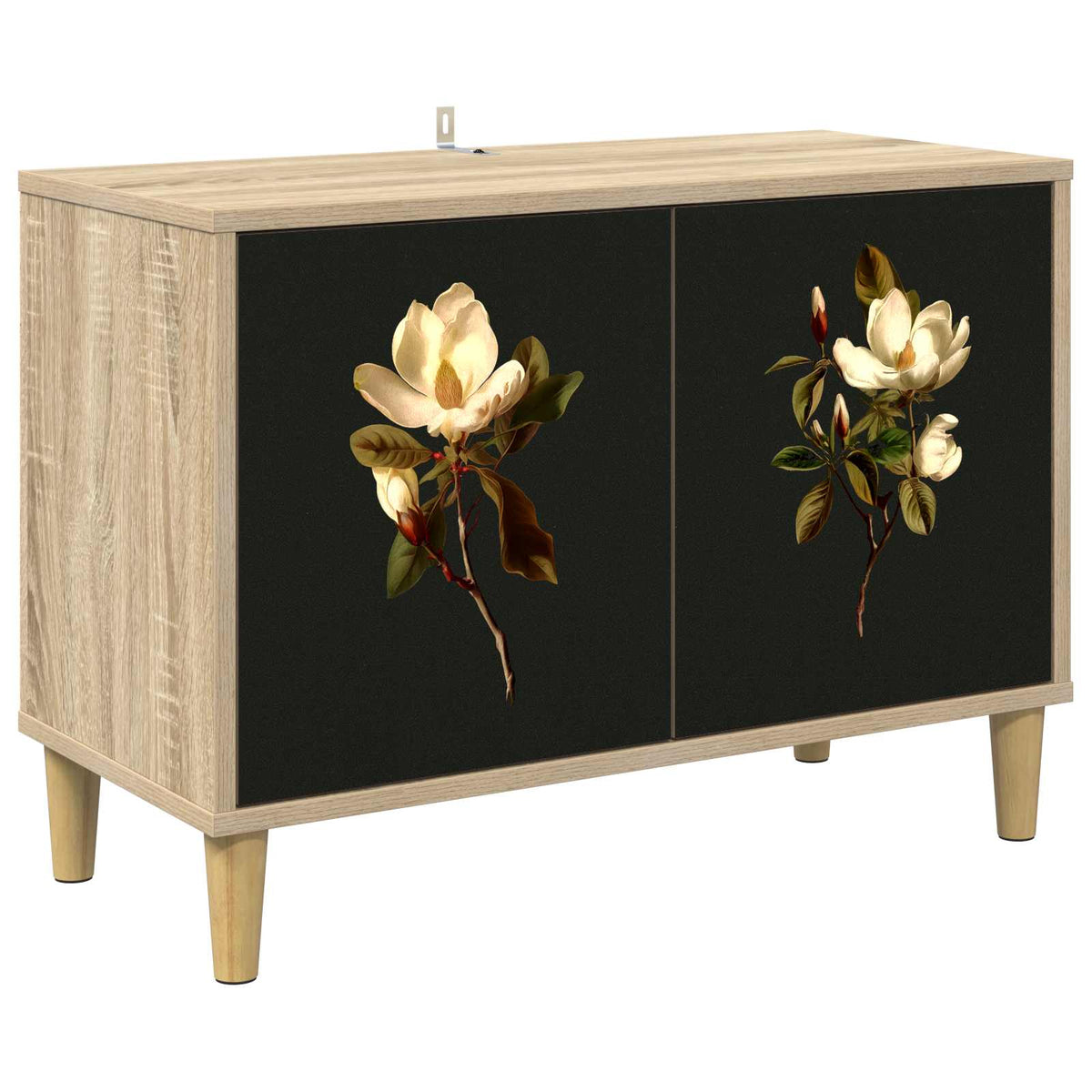 Tv-meubel BREMEN 69 x 33 x 50 cm Sonoma Bewerkt hout is nu te koop bij PeponiXL, paradijselijk wonen!